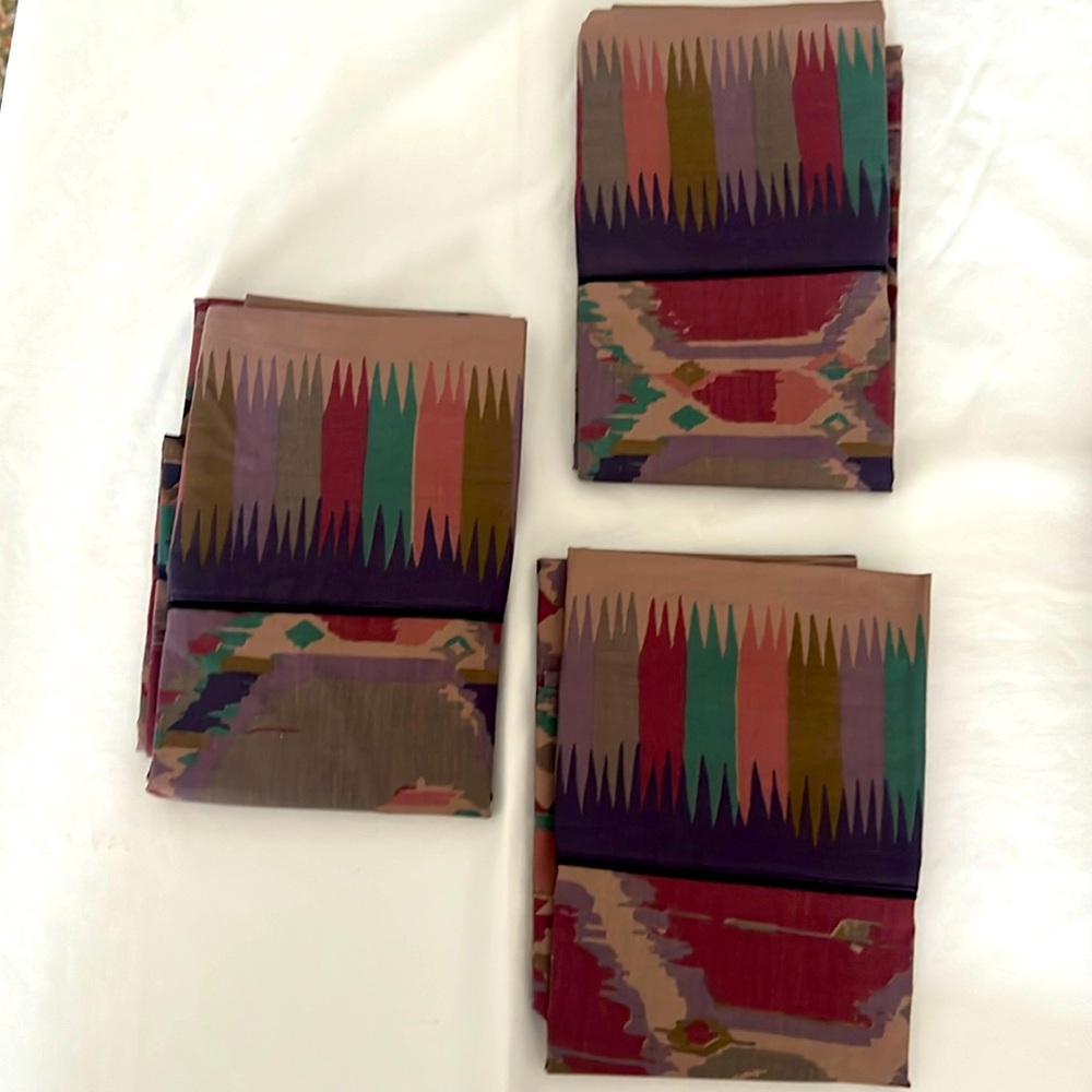 Rad set of two (2) twin sheet sets from 1981. Collier Campbell Design for Martex - Picture 3 of 10